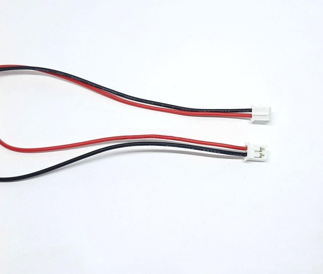 Кабель з роз'ємами JST PH 2,0 мм Female 2pin двосторонній для FPV польотних контролерів 10 см (00-00027538)