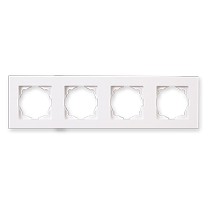 Рамка 4-местная Gunsan Eqona 1401100000145 Белый Рамка 4-местная Gunsan Eqona 1401100000145 Белый