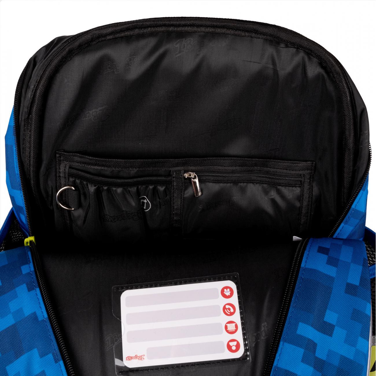 Рюкзак шкільний 1 Вересня Gamer Zone 40,5x29,5x14,5 см 17 л Синій (559515) - фото 6