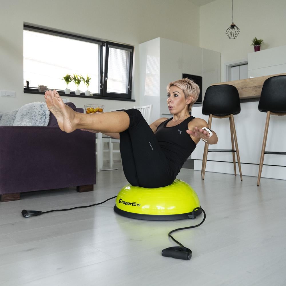 Подушка для балансування inSPORTline Dome UNI з підсиленням Зелений (278126) - фото 6 Подушка для балансування inSPORTline Dome UNI з підсиленням Зелений (278126) - фото 6