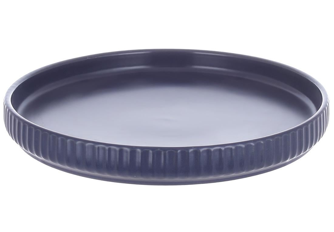 Тарелка фарфоровая BonaDi Scandi Arctic Night d 21x2,5 см (995-009)