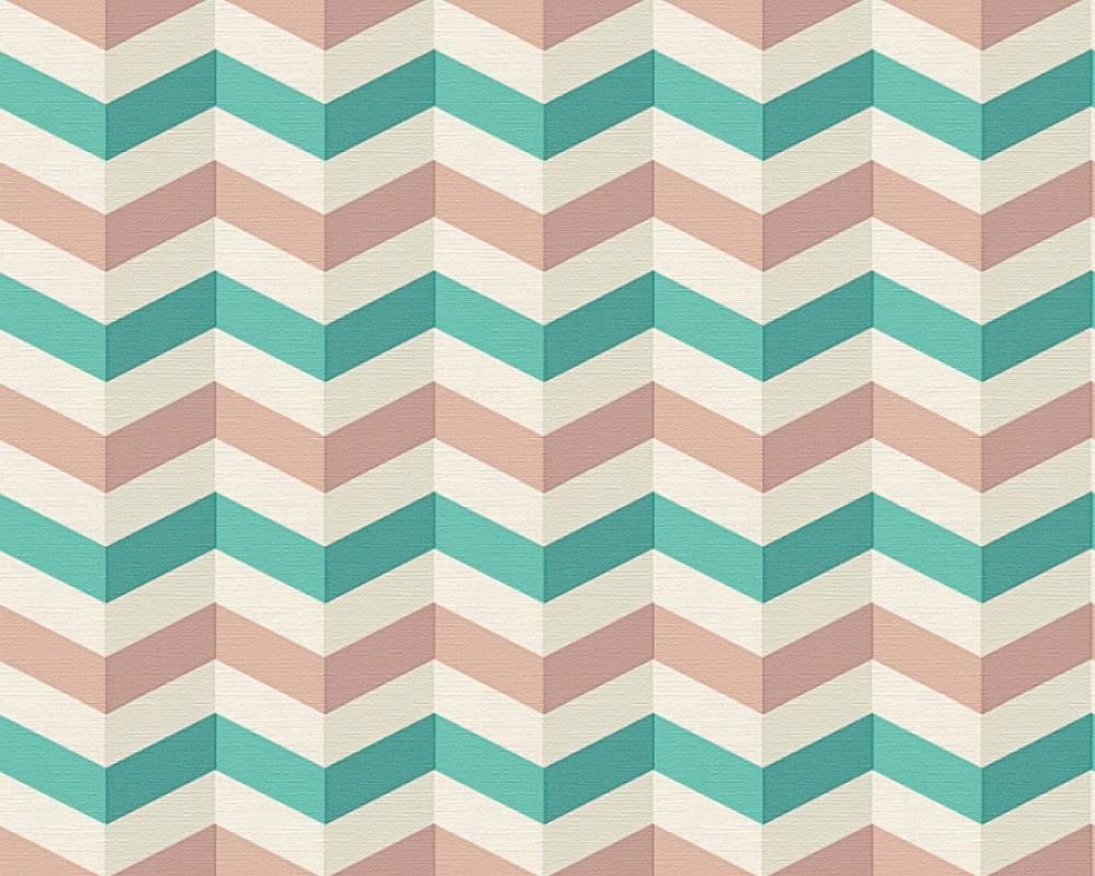 Обои виниловые на флизелиновой основе A.S.creation Artist Edition No. 34123-5 Бирюзовый