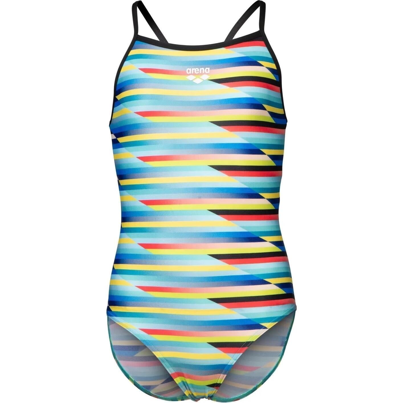 Купальник слитный детский Arena RACING STRIPE SWIMSUIT LIGHTDR 140 см Разноцветный (009006-550)