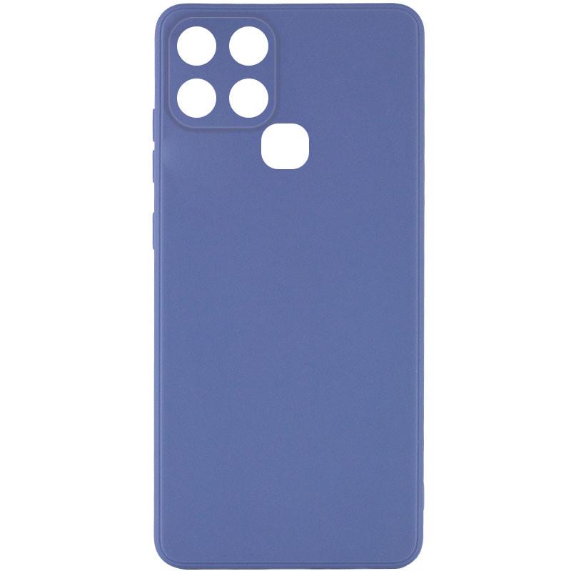 Противоударный силиконовый чехол Epik для Infinix Smart 6 Candy Full Camera Голубой/Mist blue