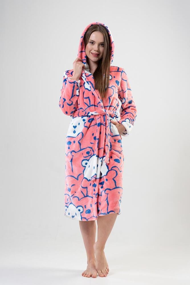 Халат Vienetta 202093/0352 жіночі S Рожевий (187767-1)