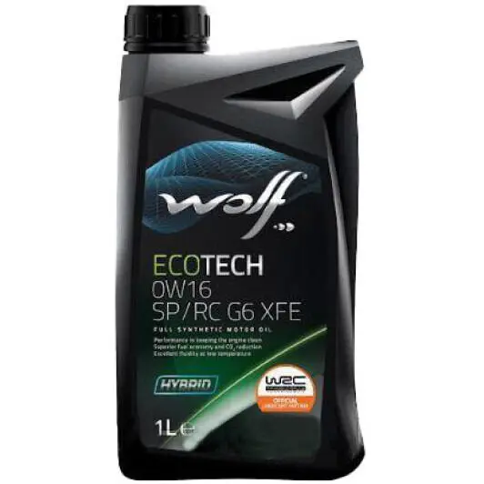 Моторное масло WOLF Ecotech SP/RC G6 XFE 0W-16 1 л (1047248) Моторное масло WOLF Ecotech SP/RC G6 XFE 0W-16 1 л (1047248)