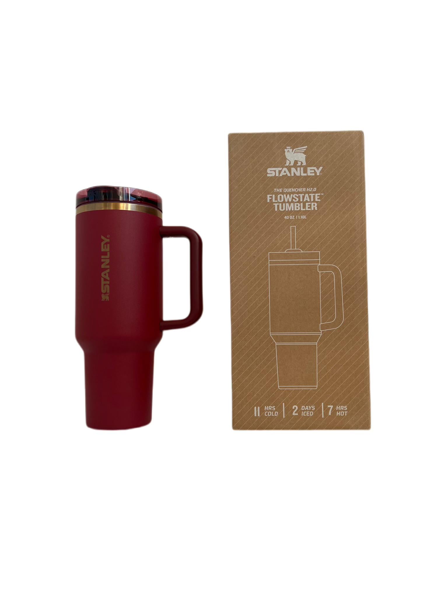 Термокухоль Tumbler Stanley The Quencher ProTour Flip Straw 40 oz 1180 мл Бордовий (30435426)