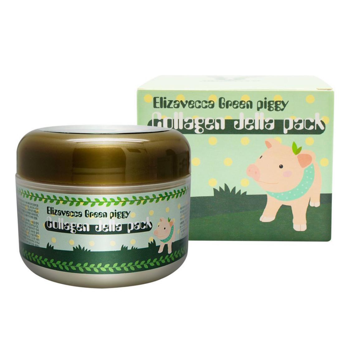 Маска для лица коллагеновая Elizavecca Green Piggy Collagen Jella Pack 100 мл