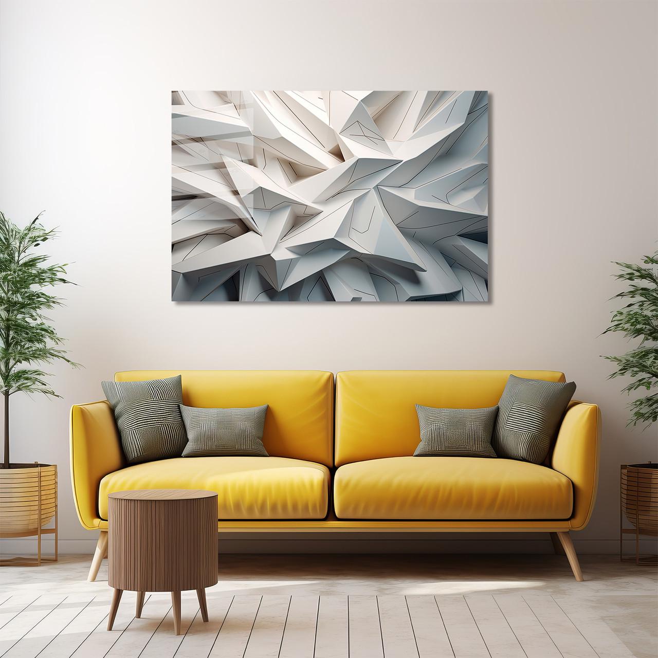 Картина на стекле NovellaPrint Кристаллы геометрии 60х40 см (514.1)