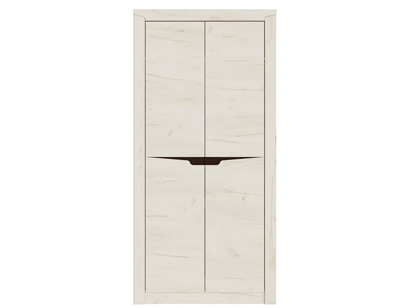 Шкаф распашной Эверест Либерти-1000 Дуб крафт Белый (DTM-2306)