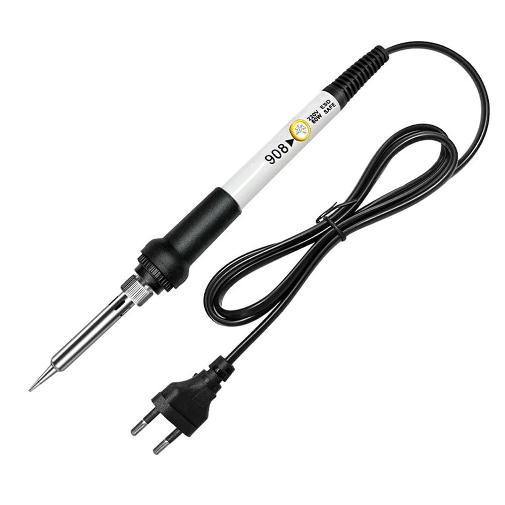 Паяльник електричний з регулюванням температури 220 В 60 Вт Синій (M07)