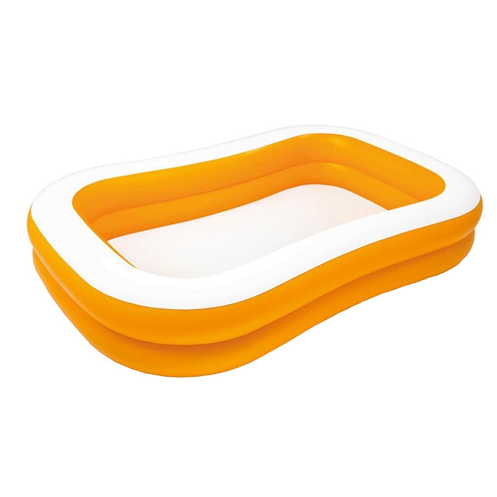 Басейн надувний дитячий Intex 57181 Мандарин 229х147х46 см (20798420)