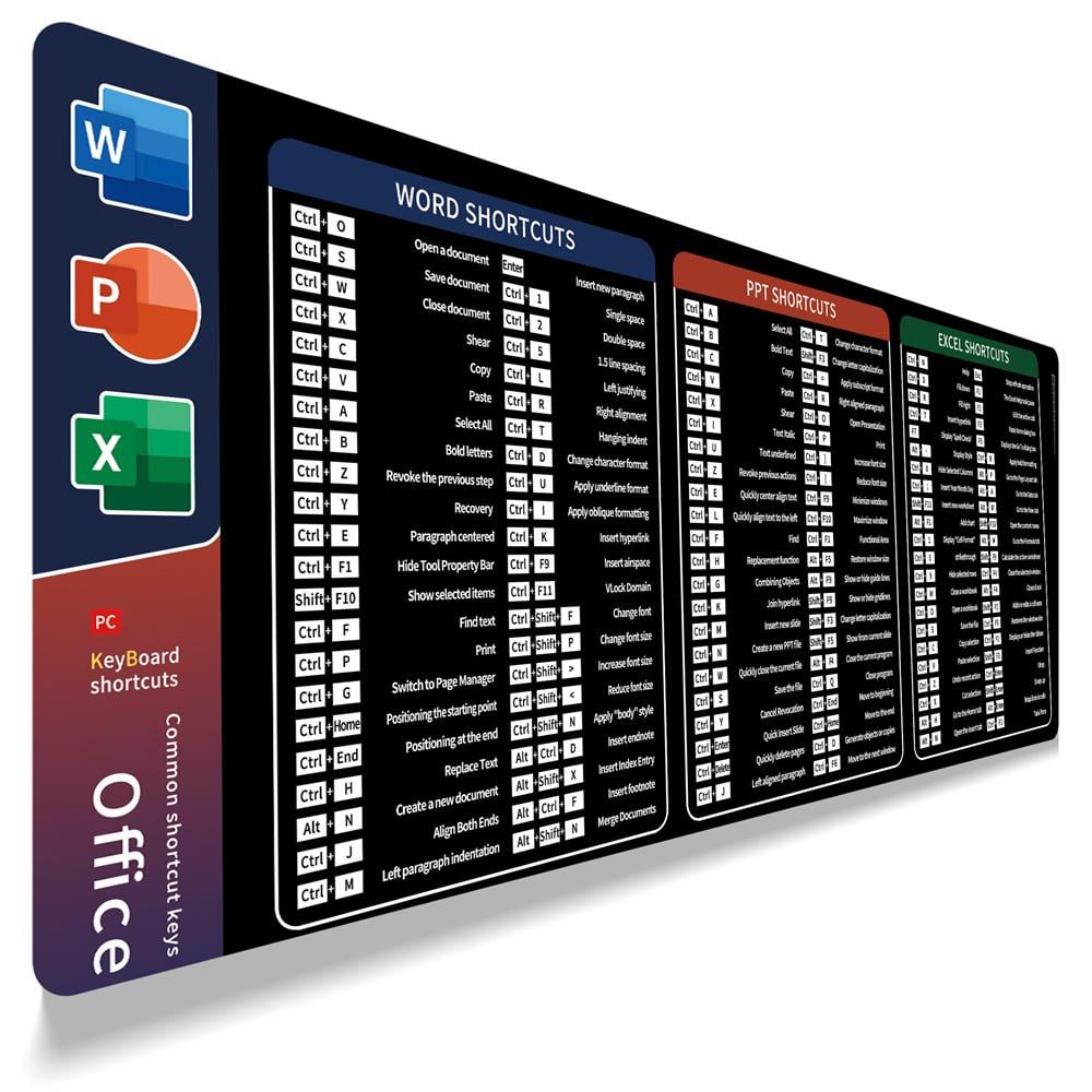 Килимок ігровий для миші Excovip Office 80х30х2 мм