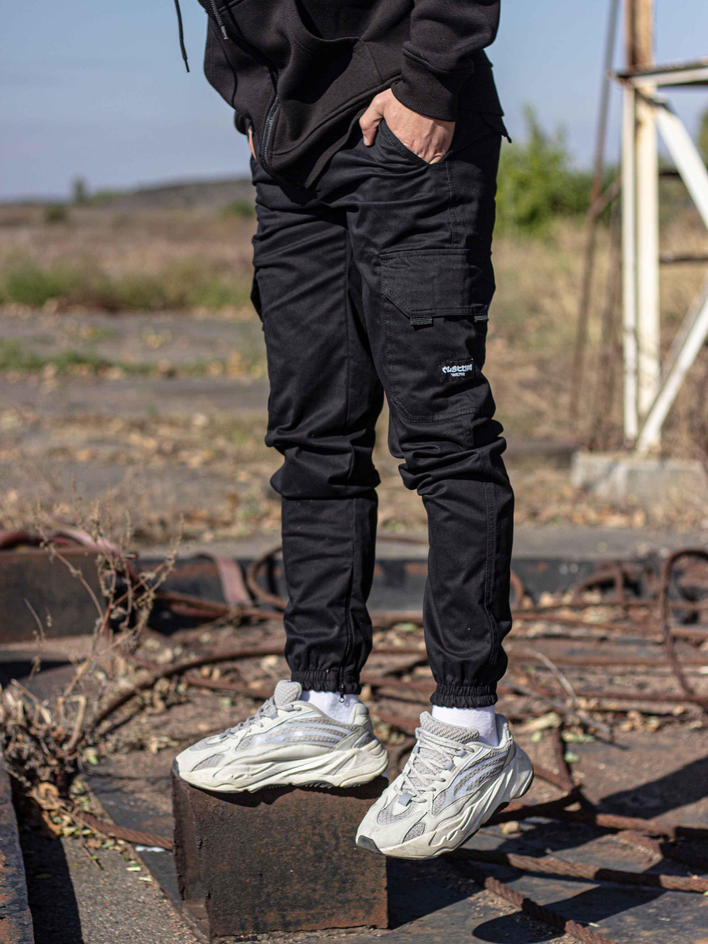 Брюки без начеса Custom Wear Cargo Premium XXL Черный (1184713113) - фото 1