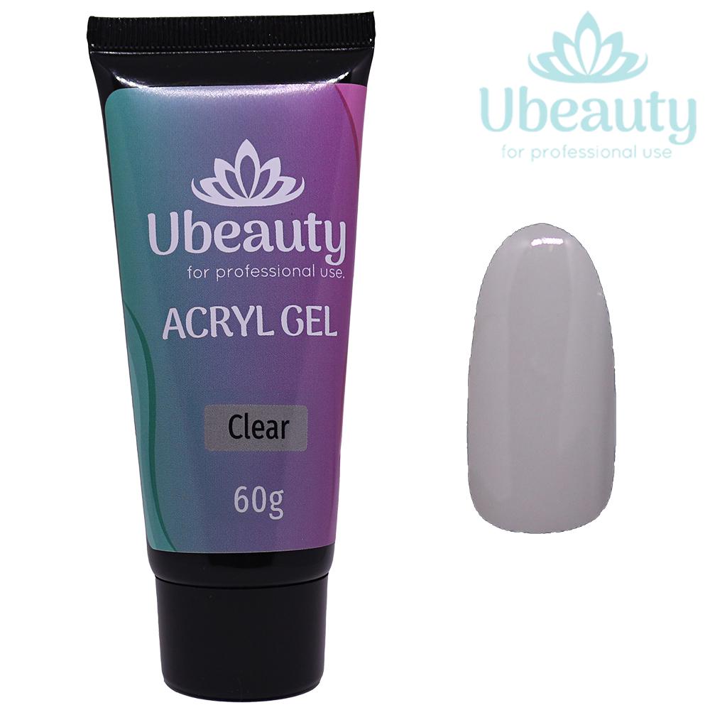 Акрилгель UBEAUTY Clear 60 мл Прозрачный - фото 2 Акрилгель UBEAUTY Clear 60 мл Прозрачный - фото 2