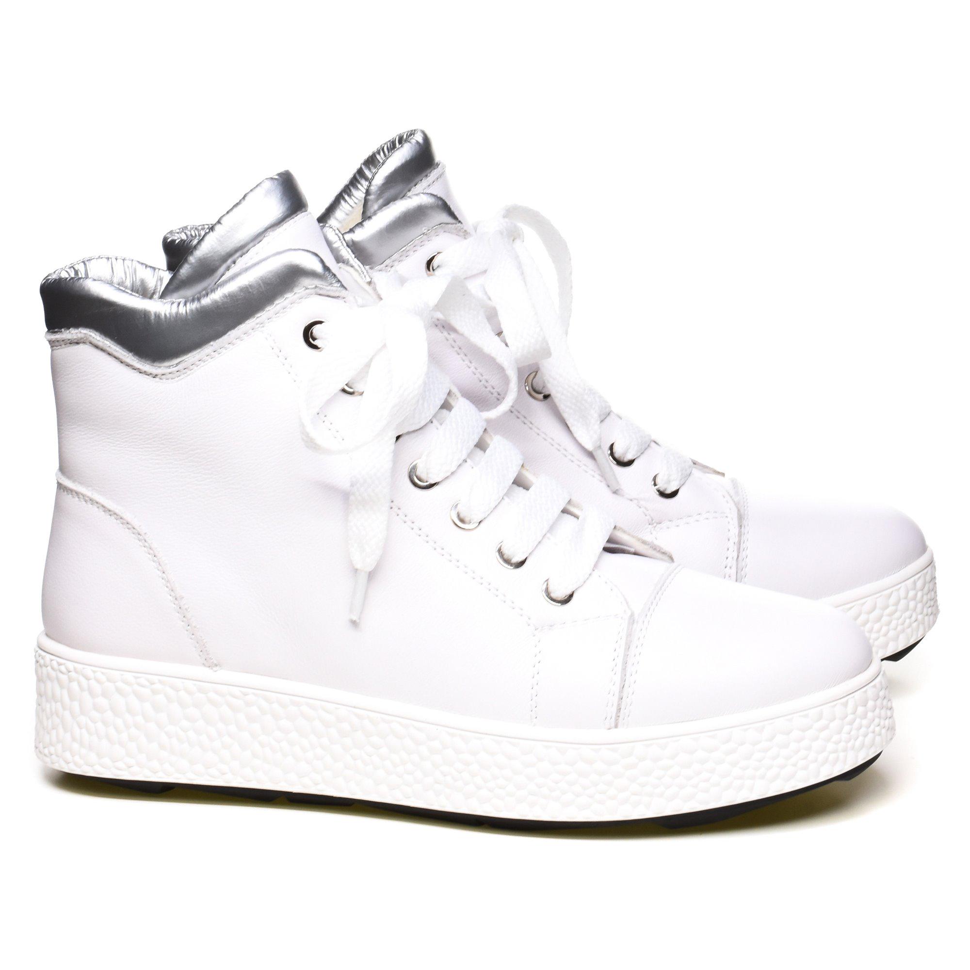 Ботинки зимние женские Palazzo Doro р. 36 Белый/Серебро (013426-36) - фото 4 Ботинки зимние женские Palazzo Doro р. 36 Белый/Серебро (013426-36) - фото 4