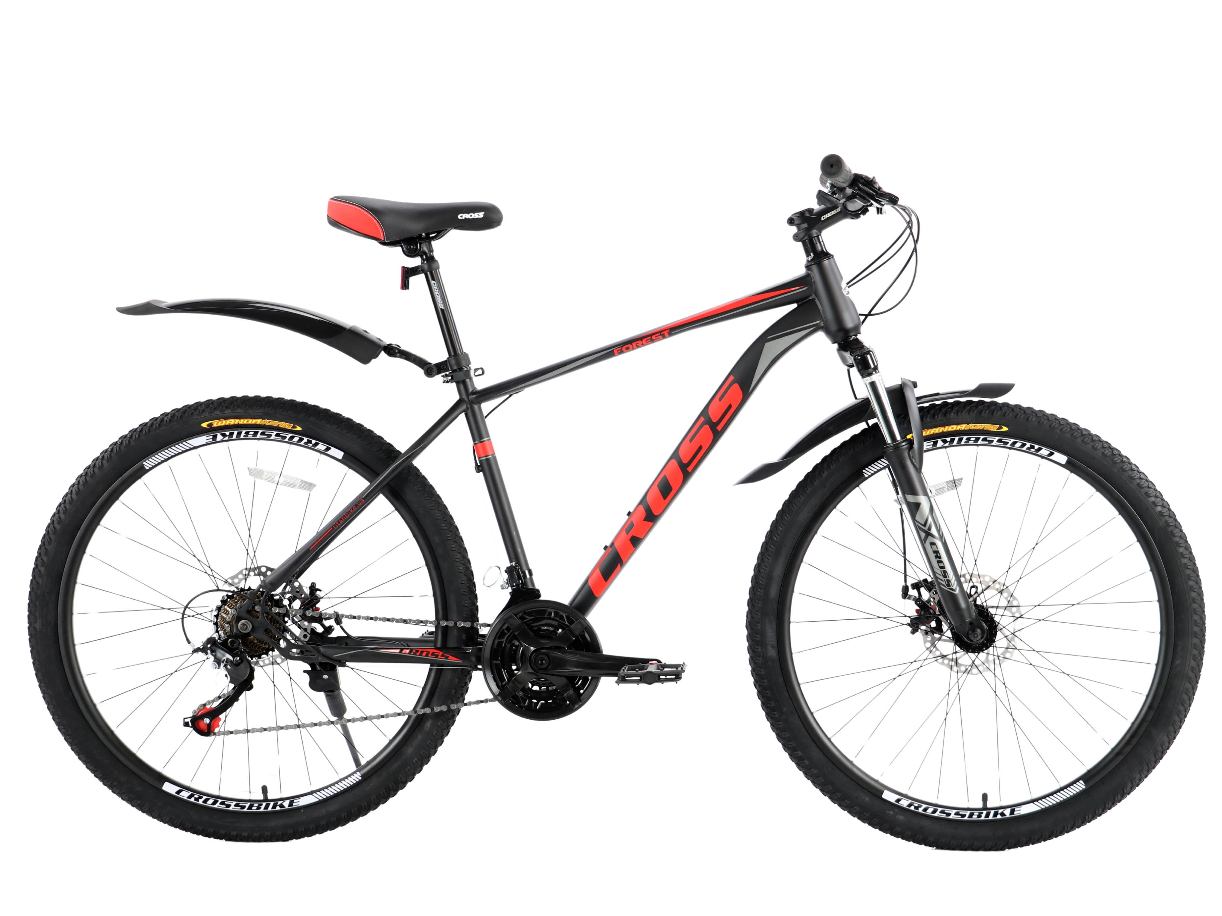 Велосипед Cross Forest 27,5" 18" Черно-красный