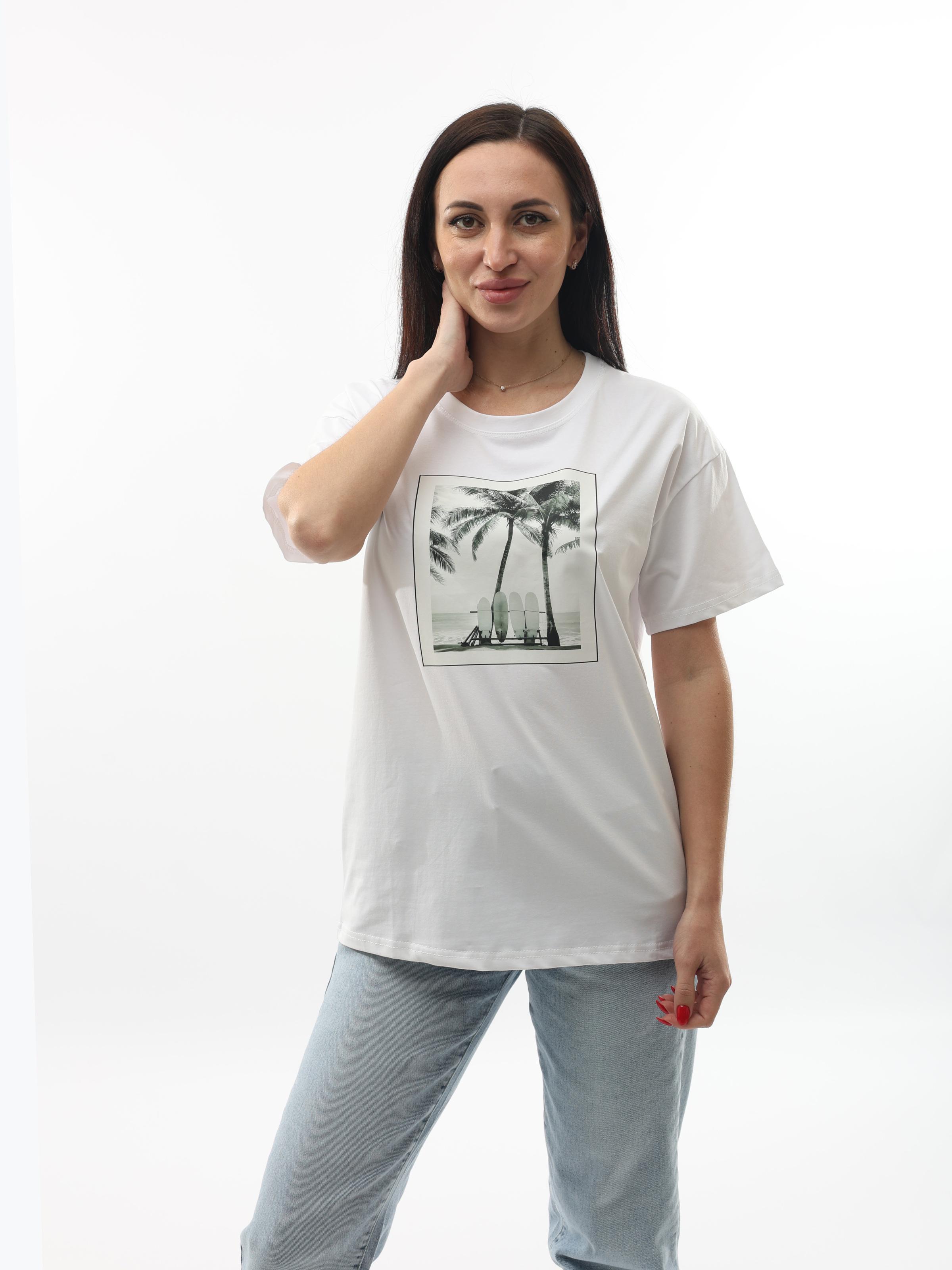 Футболка женская est. 1991 XXL Белый (278055-XXL)