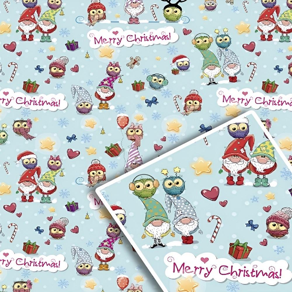 Бумага упаковочная мелованная новогодняя 70х100 см 10 л (538) Бумага упаковочная мелованная новогодняя 70х100 см 10 л (538)