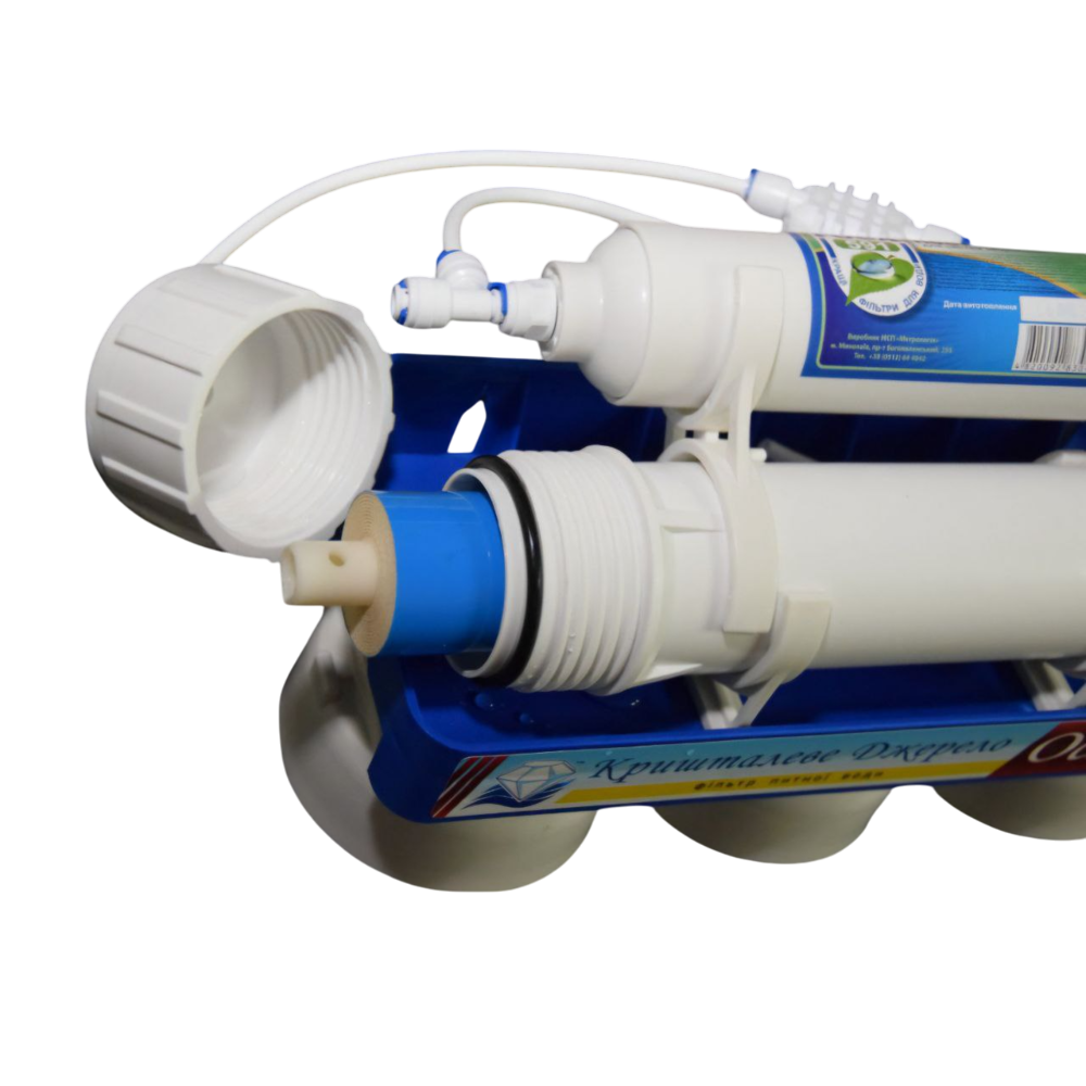 Фільтр зворотного осмосу під мийку Кришталеве Джерело з мембраною 75 GPD - фото 5