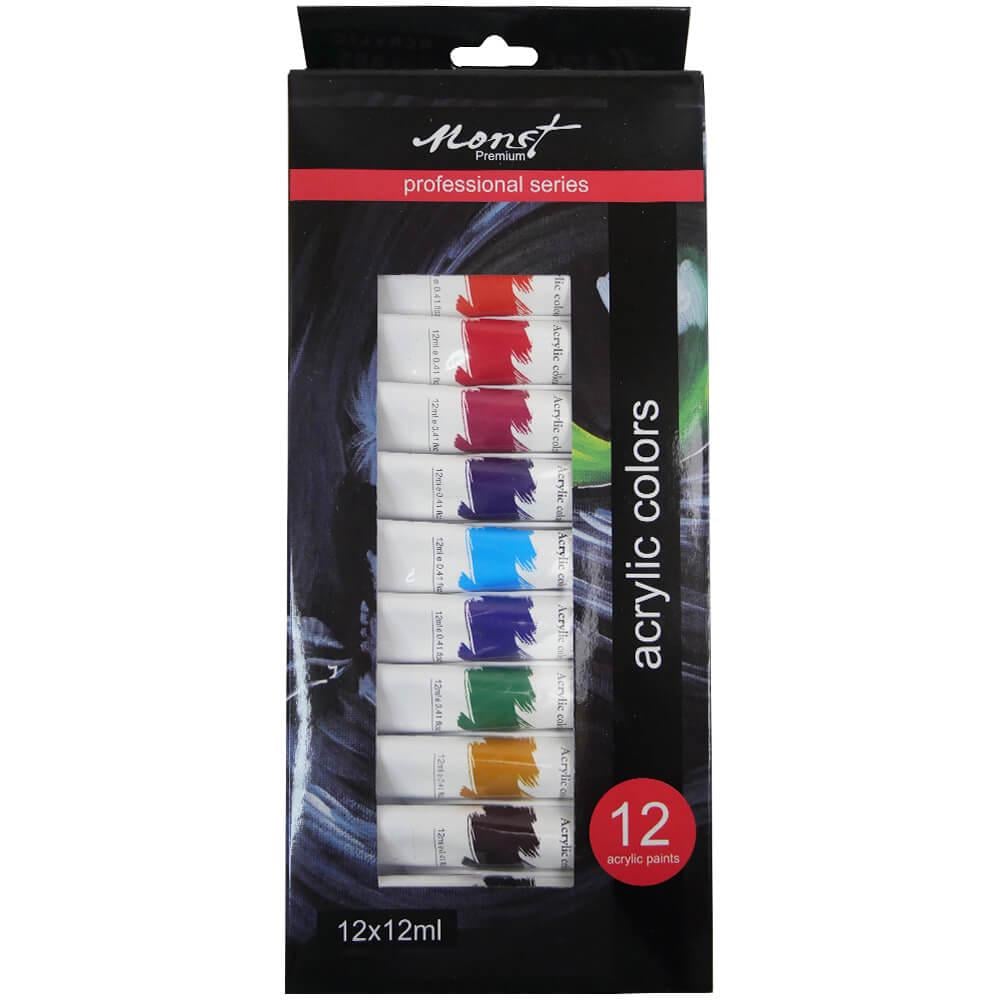 Набор акриловых красок Monet тубы в картоне 12 шт./12 мл (1058341)