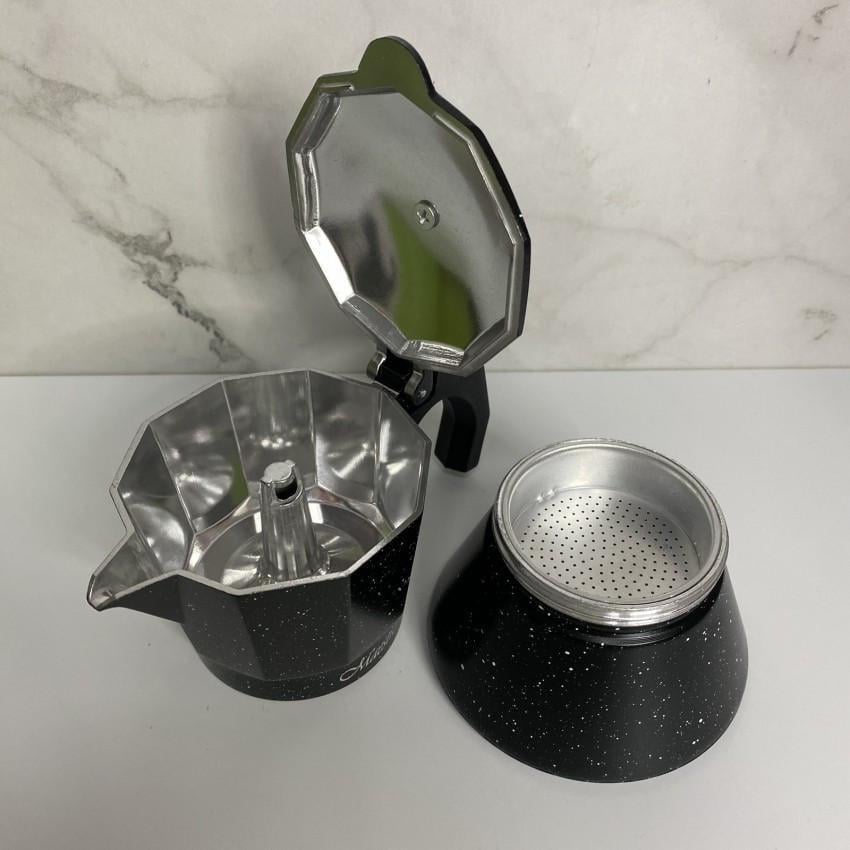 Гейзерная кофеварка Maestro MR-1667-300 алюминиевая 150 мл Black (2026410312) - фото 3 Гейзерная кофеварка Maestro MR-1667-300 алюминиевая 150 мл Black (2026410312) - фото 3