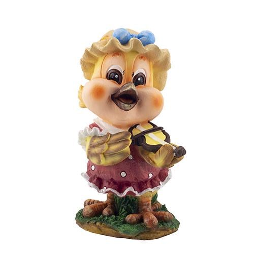 Садовая фигура Decoline Курочка со скрипкой (G0127 P)
