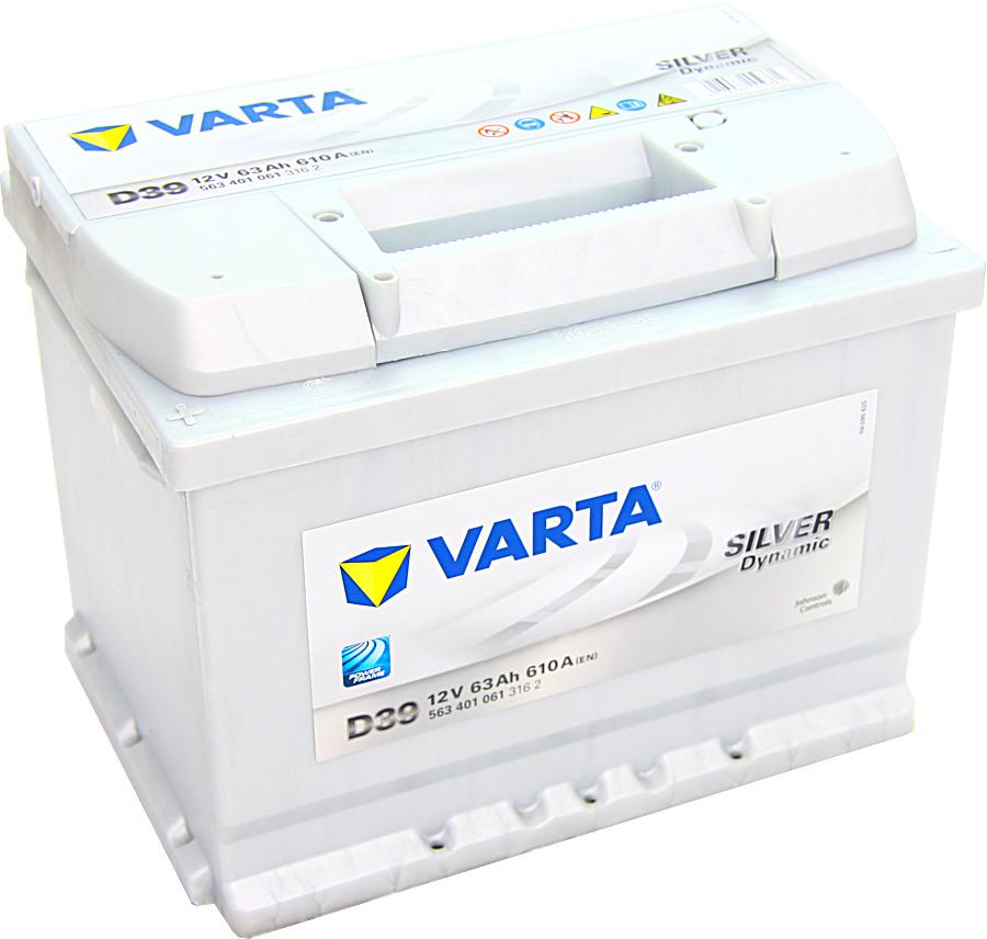 Аккумулятор Varta Silver Dynamic D39 563401061 63Ah