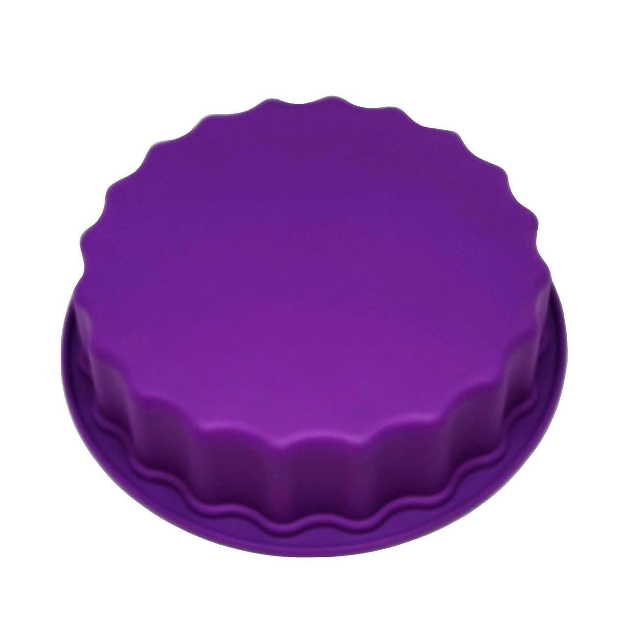 Силиконовая форма MagicKitchen №074 Пирог волнистый 27.5х6 см Фиолетовый (201453) Силиконовая форма MagicKitchen №074 Пирог волнистый 27.5х6 см Фиолетовый (201453)