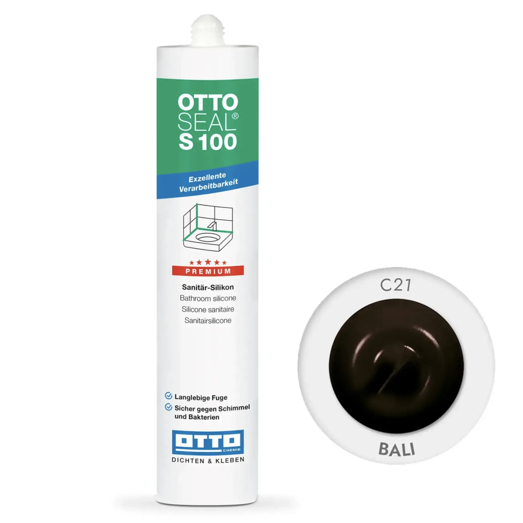 Герметик силіконовий OTTOSEAL S100 С21 bali (S100C21) Герметик силіконовий OTTOSEAL S100 С21 bali (S100C21)