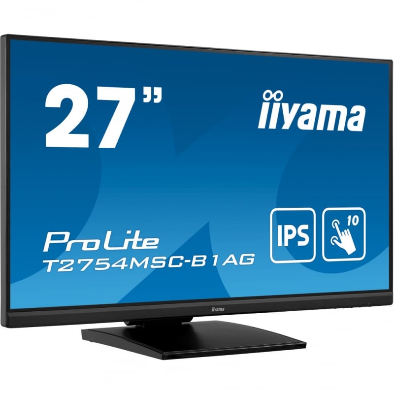 Монитор Iiyama T2754MSC-B1AG сенсорный IPS 1920x1080 Full HD 27" (tf6179) - фото 2 Монитор Iiyama T2754MSC-B1AG сенсорный IPS 1920x1080 Full HD 27" (tf6179) - фото 2