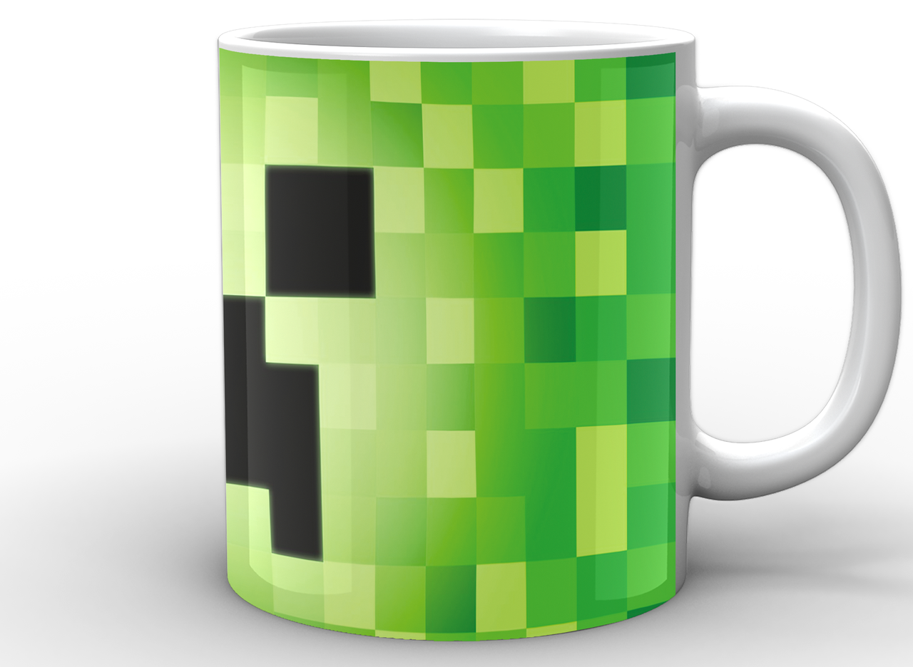 Чашка GeekLand Майнкрафт Стів 330 мл - фото 1 Чашка GeekLand Майнкрафт Стів 330 мл - фото 1