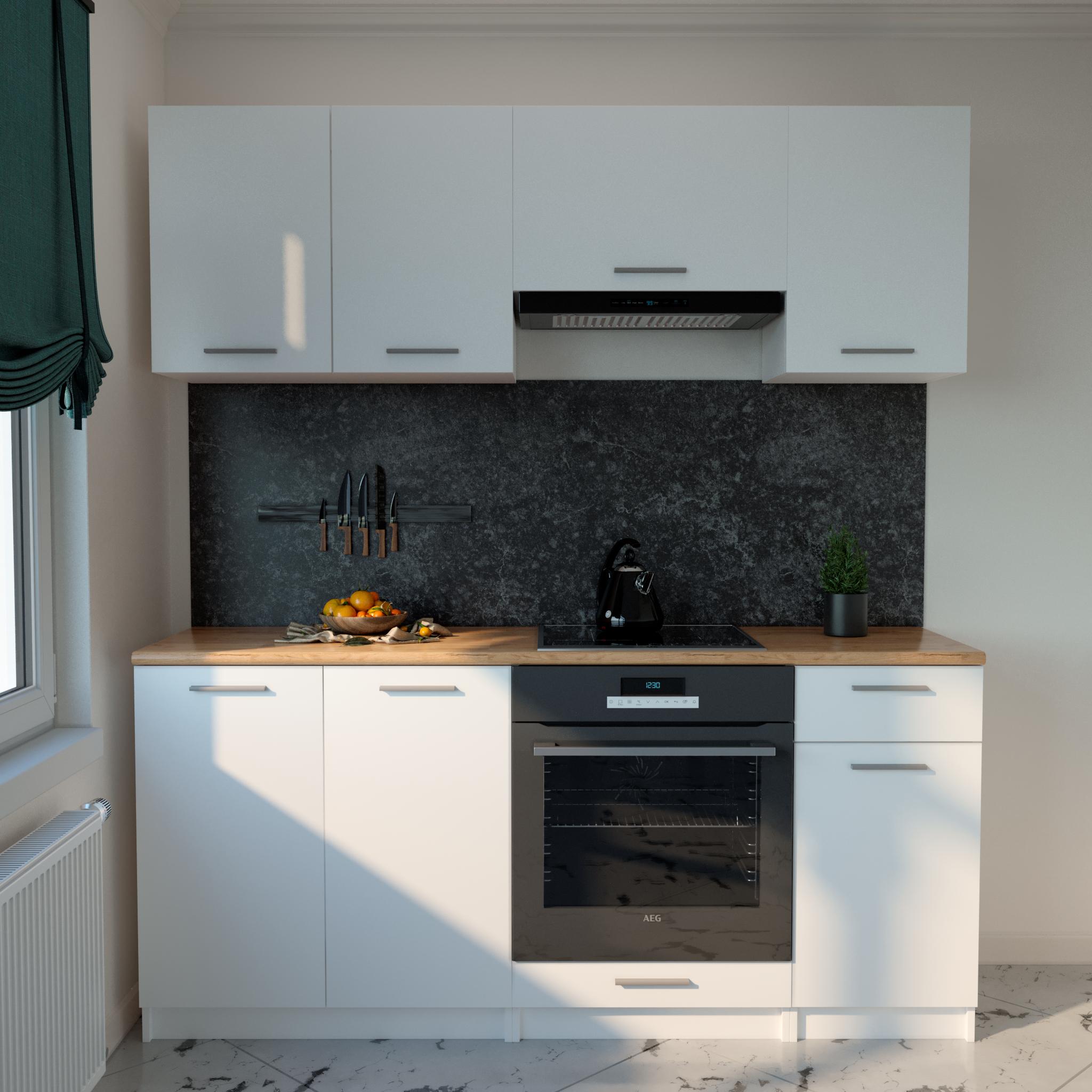 Кухня модульна зі стільницею ДСП 180 см (РК-02)