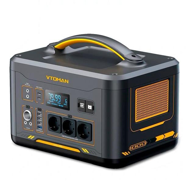 Зарядная станция VTOMAN Jump 1000 LiFePo4 1408 Вт/ч 1000W 2000W Peak - фото 4