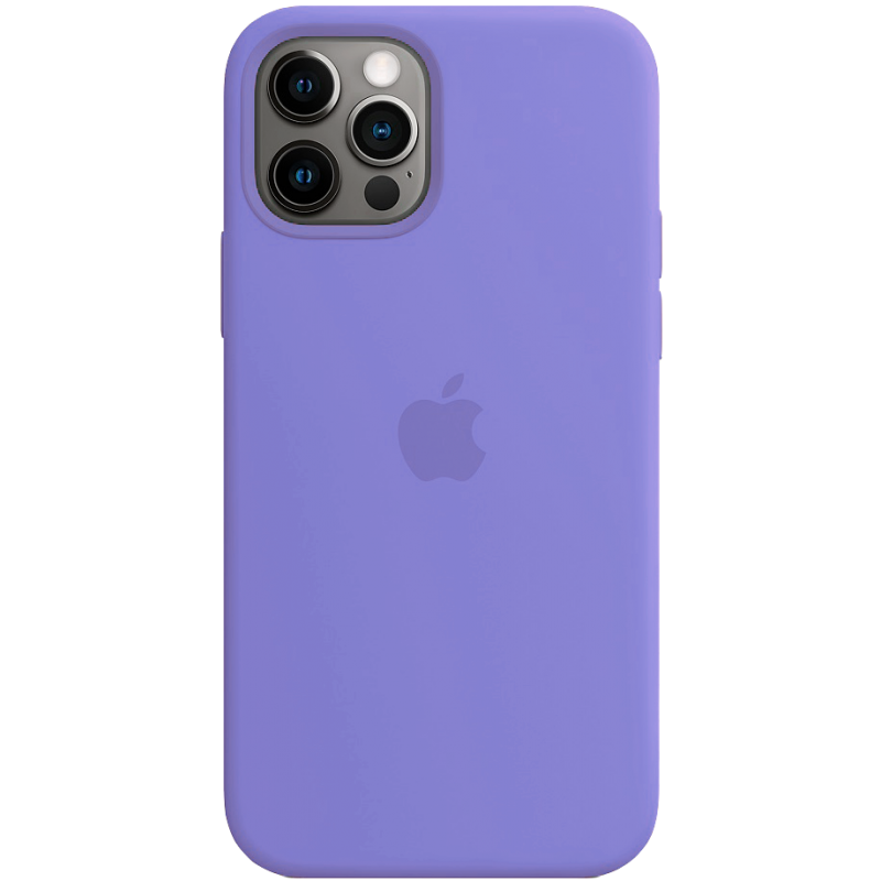 Чехол GoVern Silicone Case Full для Apple iPhone 12 Pro Light Purple