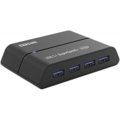 Концентратор STLab USB 3,1 Gen2 Type-C - 4x USB-Type-A Power Adapter 5V/2A (U-1690) - фото 3