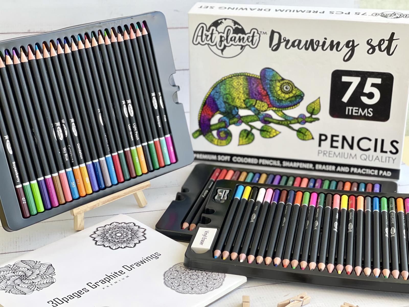 Набор карандашей + ластик + точилка + разрисовка мандала Art Planet 30 листов большой - фото 5 Набор карандашей + ластик + точилка + разрисовка мандала Art Planet 30 листов большой - фото 5