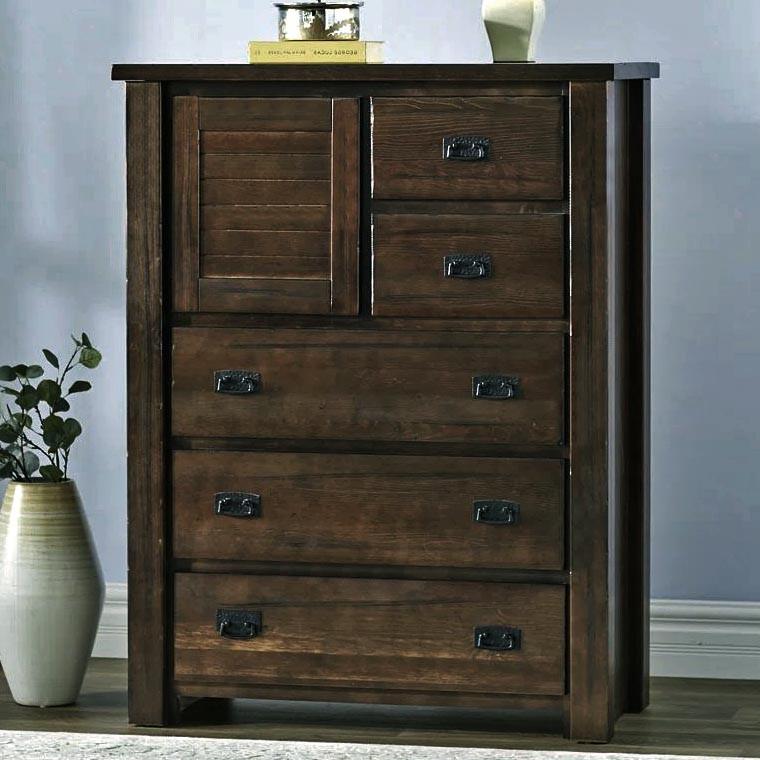 Комод тансу из дерева Диана Капучино (КТУ-009109)