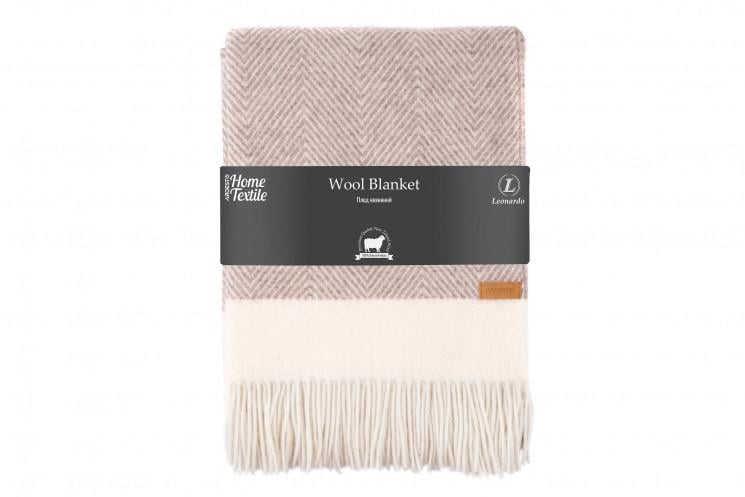 Плед Ardesto Leonardo Bianco 140x200 см Бежевий (ART0501LB)