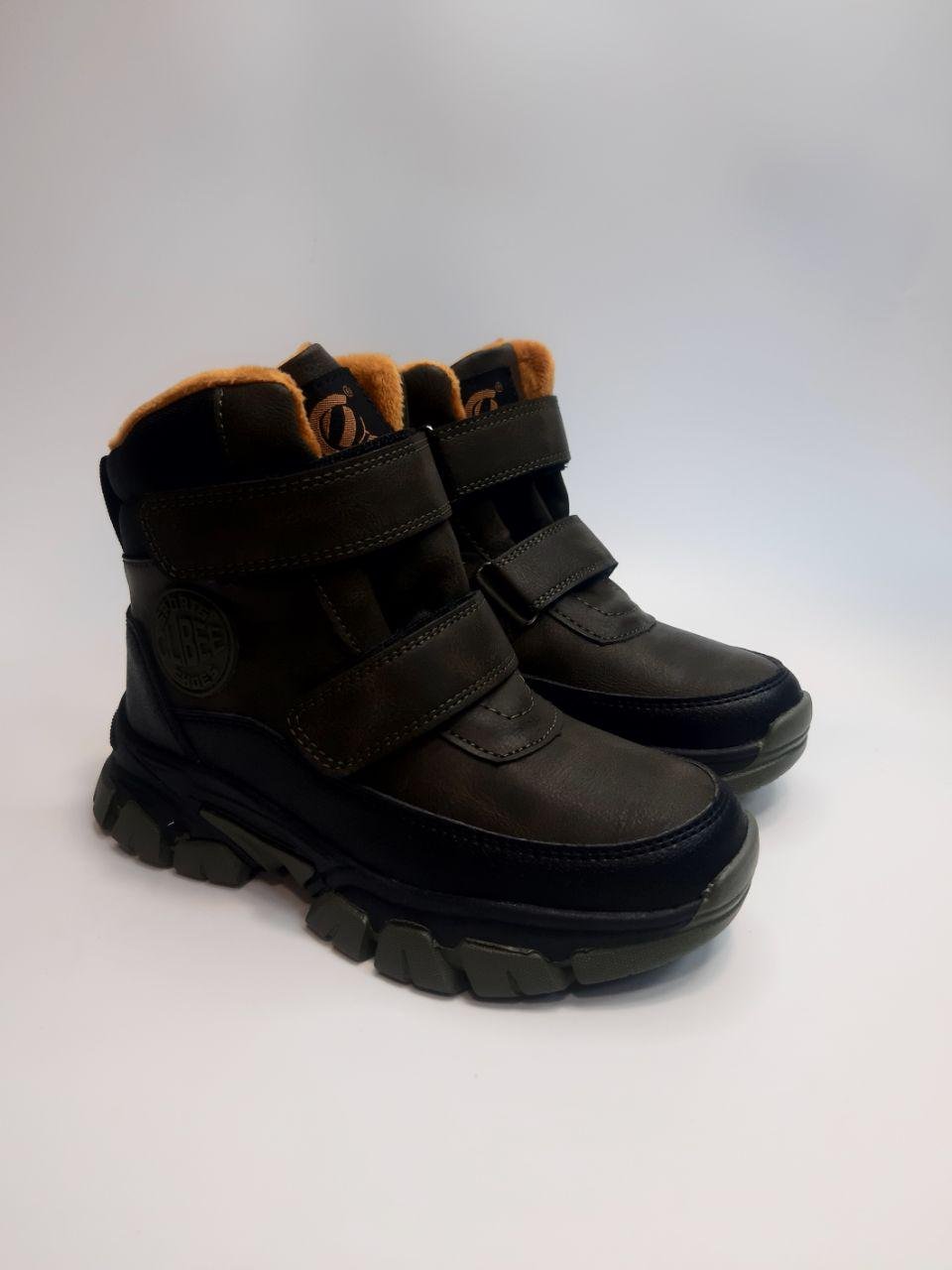 Черевики зимові Clibee для хлопчика р. 34 21,5 см Хакі (369 green-bl)