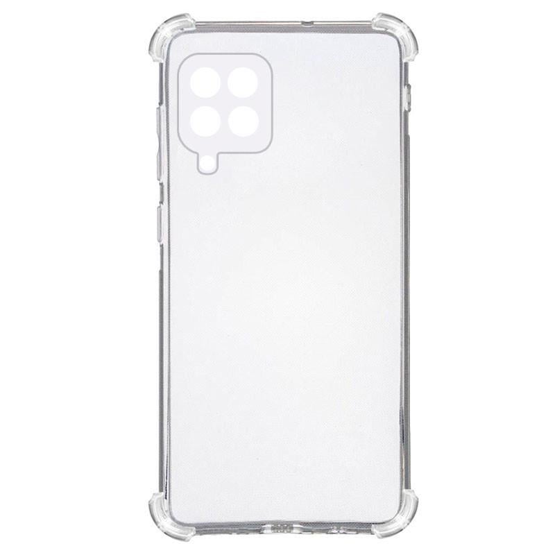Противоударный TPU Чехол GETMAN Ease logo усиленные углы для Samsung Galaxy M32 Бесцветный (прозрачный)