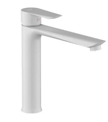 Змішувач для умивальника високий f03506403AB VACLAV 35 мм Білий (15950)