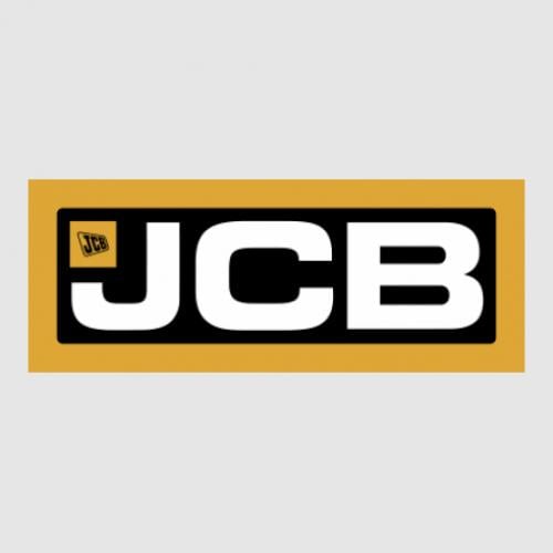 Стикер JCB 2 55x21,4 см Желтый с черным/Белый (21558846)