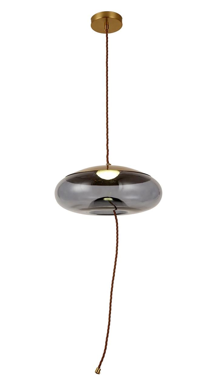 Подвесной светильник 91627-1LED 4W BL Золотистый с черным