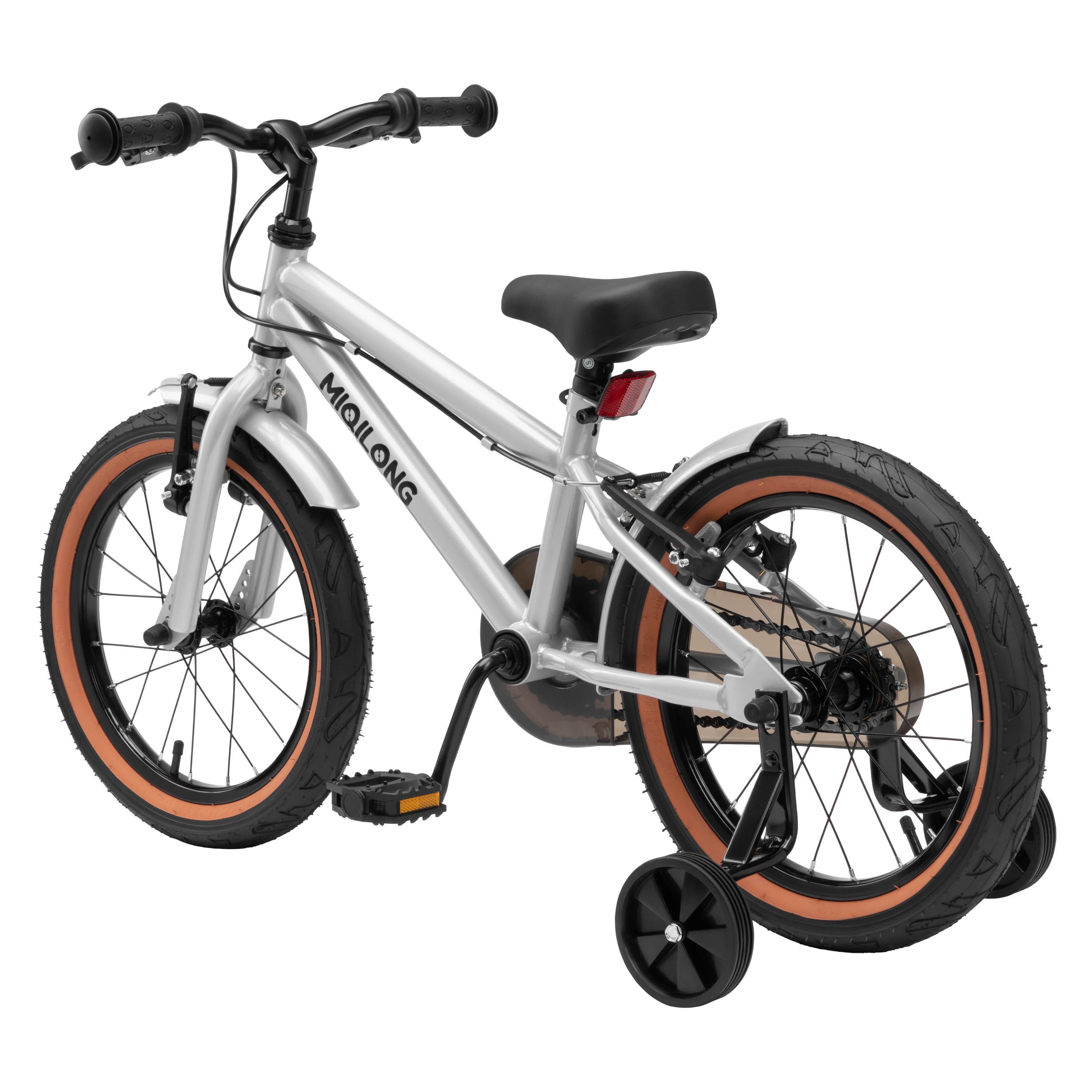 Детский велосипед Miqilong ST 16" Серебристый (28745497) - фото 2
