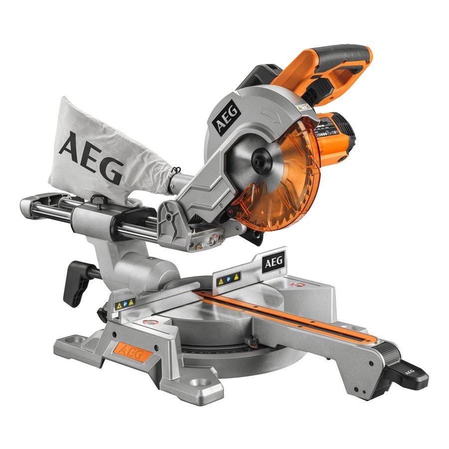Пила торцовочная с протяжкой сетевая AEG PS216L3 216 мм/65 мм/1400 Вт/16,2 кг