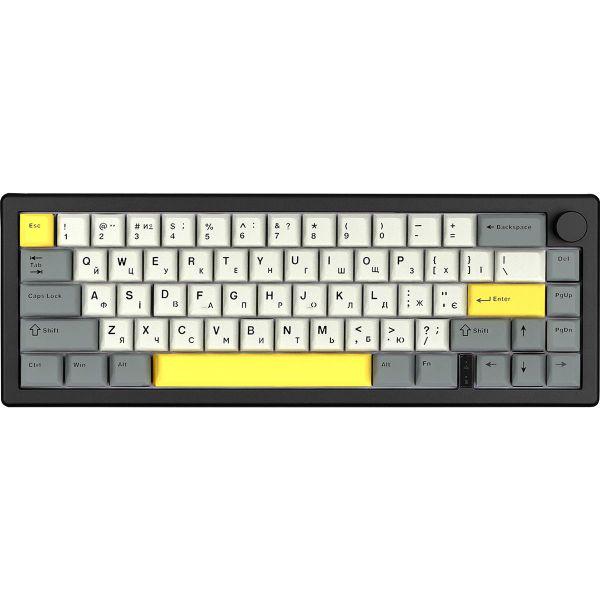 Клавиатура Epomaker EK68 65% Flamingo Switch Hot-Swap RGB UA Black (EK68-B-F)