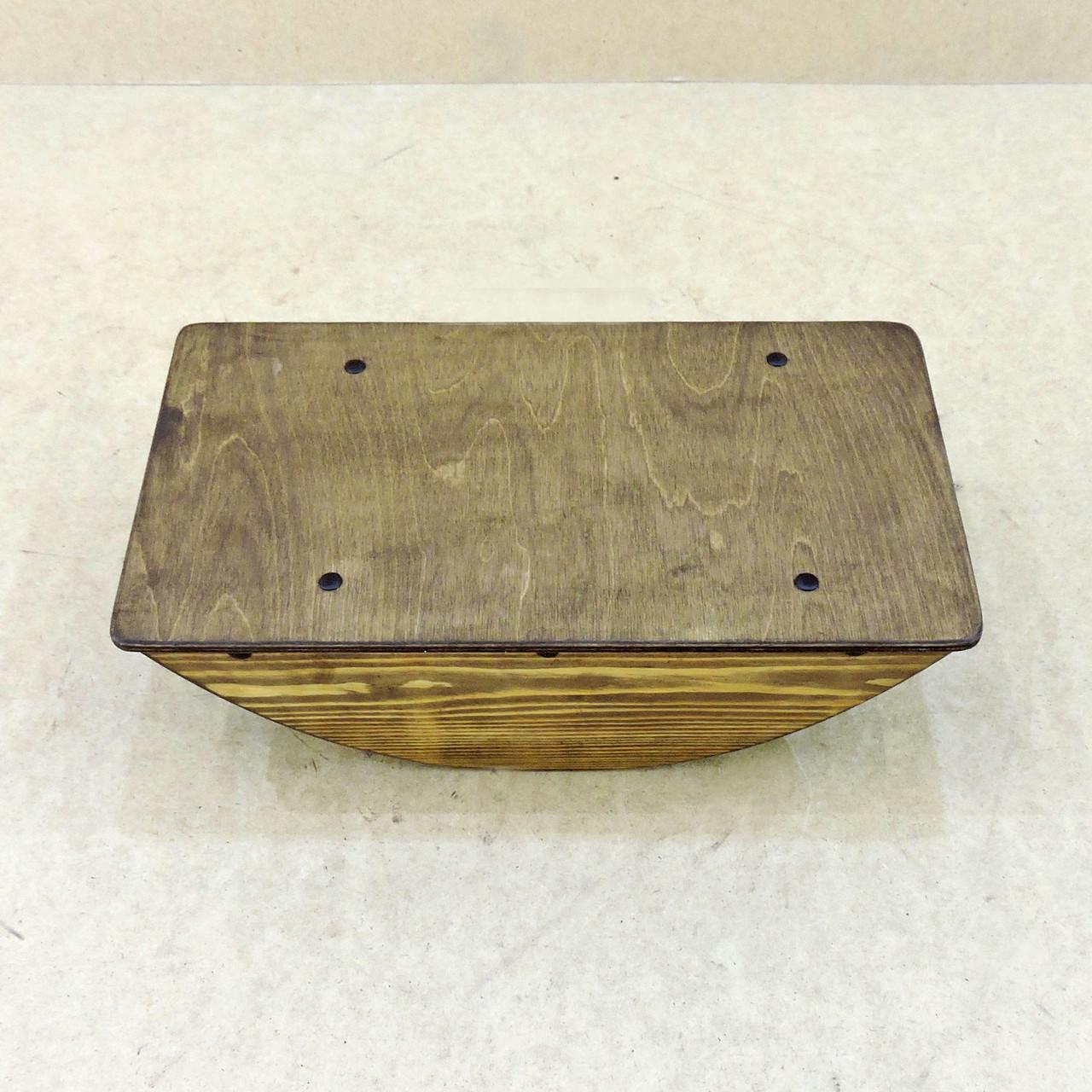 Балансировочная доска из дерева Канпур 45х25х15 см Капучино (БЛН-450109) - фото 6