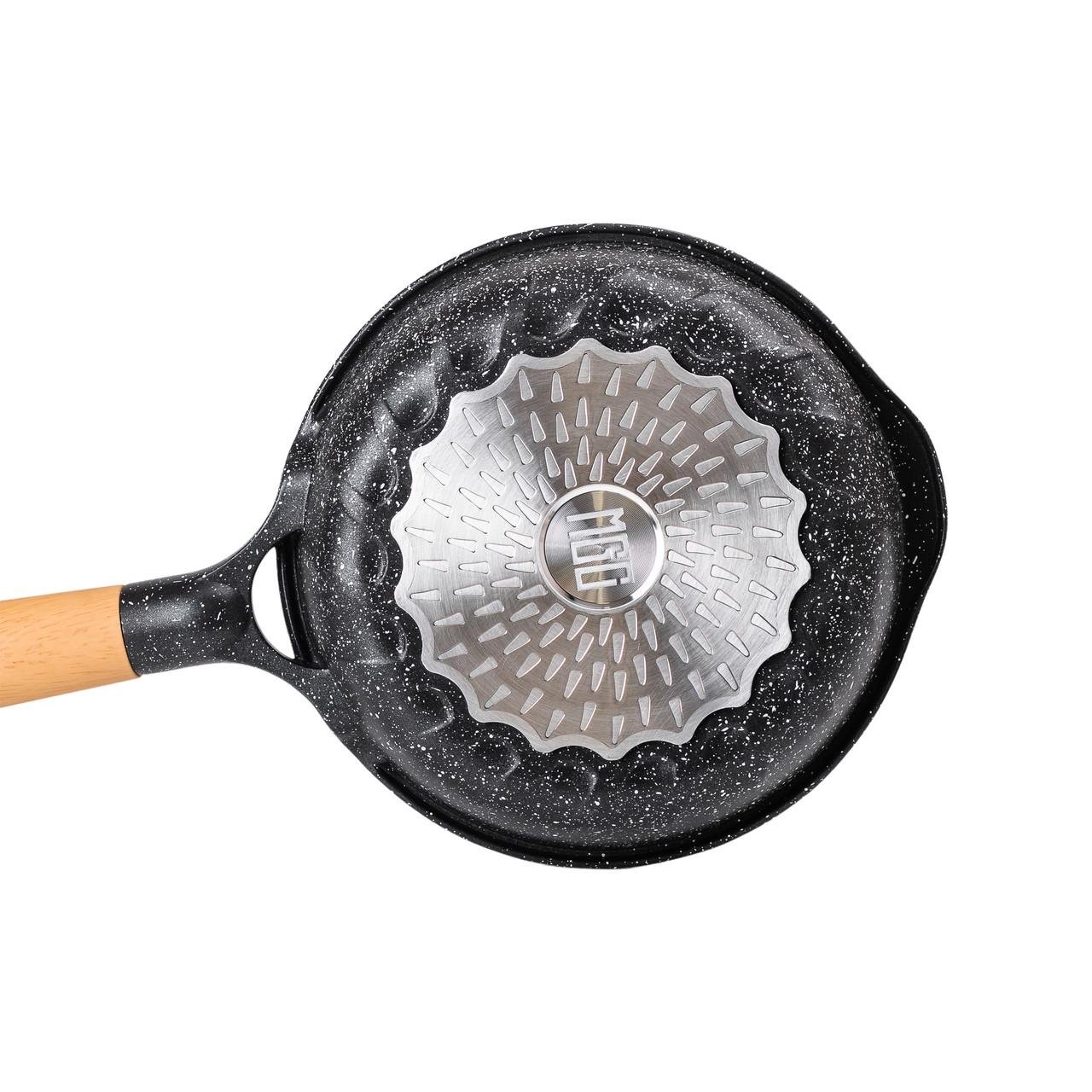 Сковорода універсальна MGC алюмінієва з антипригарним покриттям 20 см Чорний (2358506299) - фото 3 Сковорода універсальна MGC алюмінієва з антипригарним покриттям 20 см Чорний (2358506299) - фото 3