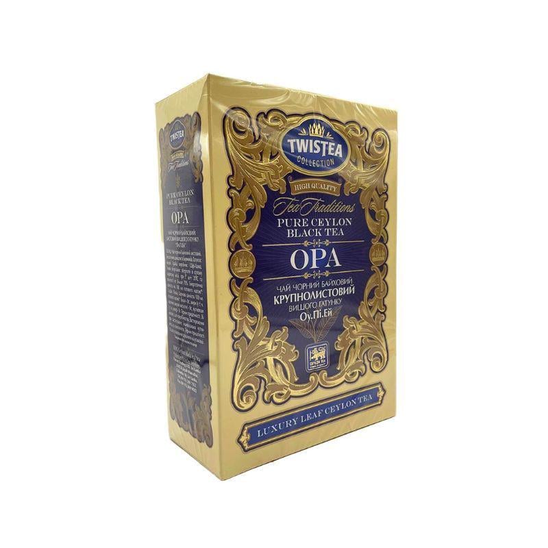Чай чорний цейлонський Twistea OPA крупнолистовий байховий 200 г (Tea-OPA-200) Чай чорний цейлонський Twistea OPA крупнолистовий байховий 200 г (Tea-OPA-200)